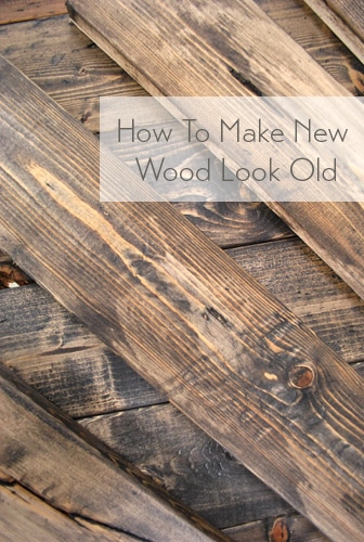 How do you stain wood?