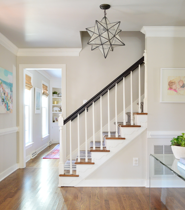 Our Cur House Young Love House Tour 2017 Foyer Stairs Square