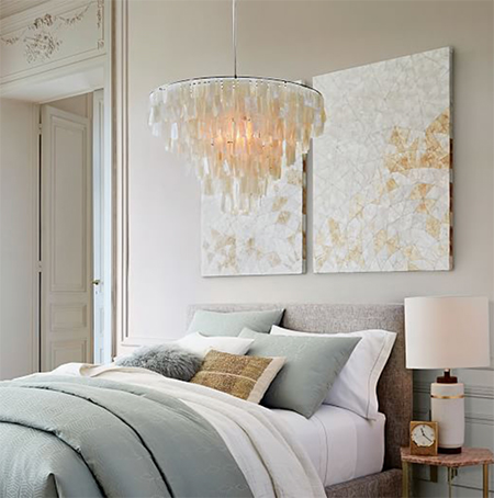 west-elm-grand-capiz-chandelier-huge-sale