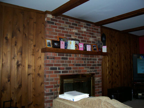 updating brick fireplace before after. natural rick fireplace,