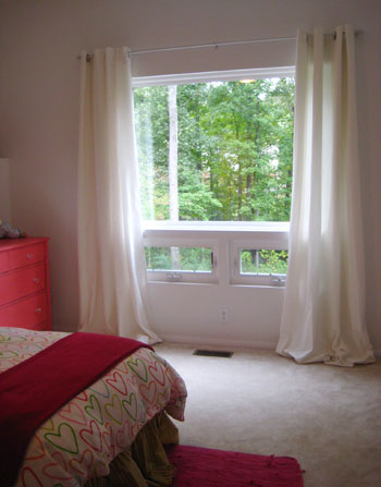 Curtains To Window Sill 