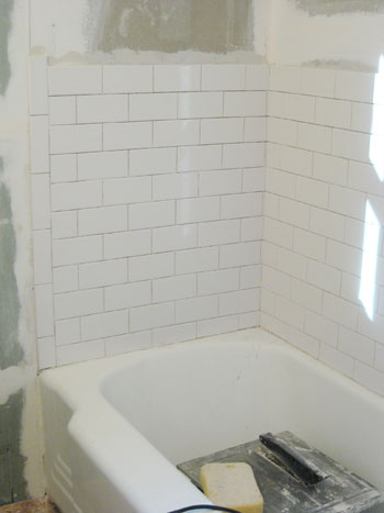 marble tile installation