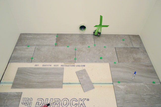 Laying Porcelain Tile In The Laundry Room | Young House Love