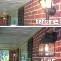 Updating Our Exterior Porch Lights With Something New