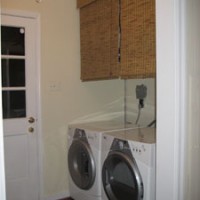 Updating Our Laundry Nook With Bamboo Blinds