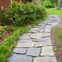 Making A Slate Path To Our Front Door