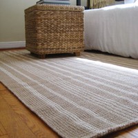 A Budget-Friendly Jute Striped Rug