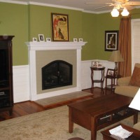 A Brick Fireplace Makeover With Tumbled Marble