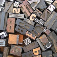 Collecting Wood Printing Block Letters