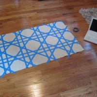 How To Spray Paint A Rug