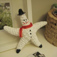 How To Make Santa & Snowman Ornaments From Starfish