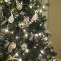 Our Silver & White Christmas Tree