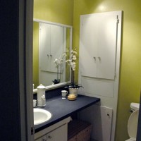 A Chartreuse Bathroom Update