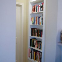 Turning An Empty Wall Niche Into A Bookshelf