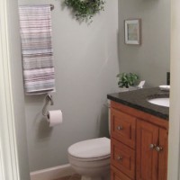 A Sage Green Bathroom Reno With Neutral Tile