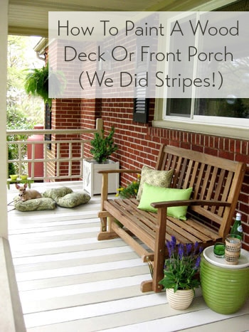 how to paint a wood porch floor