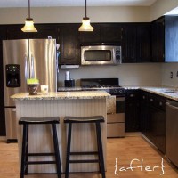 Painting Wood Kitchen Cabinets Black