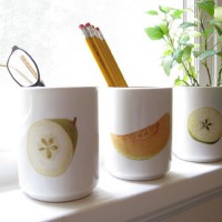 Fresh Fruit: Making Cute Decoupaged Vases & Planters