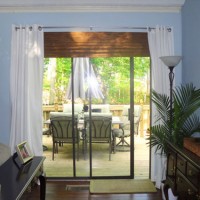 Hanging Curtains On A Sliding Door