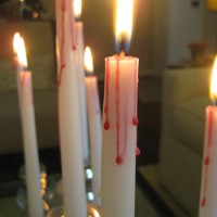 How To Make Bloody Halloween Candles