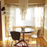 A Beautiful Kitchen Nook Makeover With A Capiz Chandelier