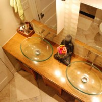 Beautiful Bathroom Reno With Vessel Sinks