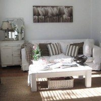 A White On White Room Color Palette For A Cottage Vibe