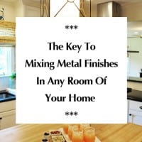 How To Mix Metal Finishes In A Room