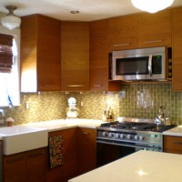 An Ikea Kitchen Makeover With Glass Tile