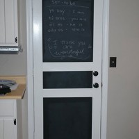 How To Make A Paneled Chalkboard Door