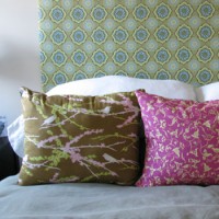 How To Make A Patterned Fabric Headboard