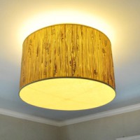 Making A Ceiling Light With A Diffuser From A Lamp Shade