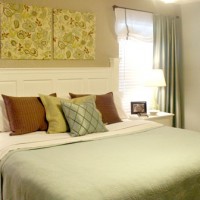 Using Cabinet Doors To Build A Headboard