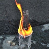 Tuning Empty Glass Bottles Into Glassware