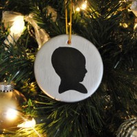 How To Make “Baby’s First Christmas” Silhouette Ornaments