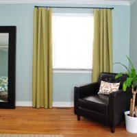 How To Make No-Sew Bedroom Curtains With Fabric And Hem Tape