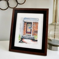 A Tiny House Painting As A Moving Gift