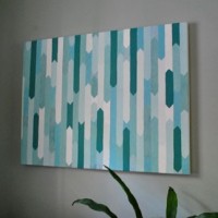 How To Make A Simple Geometric Canvas Painting