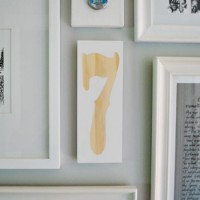 How To Make A Wood Plaque With A Number Or Letter On It