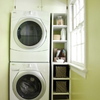 How To Add Built-In Shelves Next To A Washer & Dryer