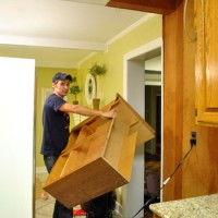 Removing Cabinets For A Kitchen Reno