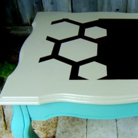 Painting And Stenciling A Coffee Table