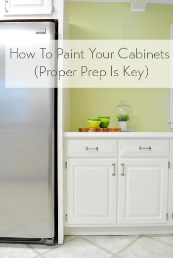 How To Paint Kitchen Cabinets Step By Step With Video