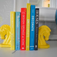 How To Make Colorful DIY Bookends