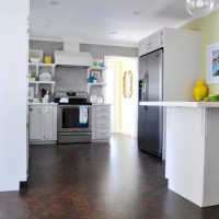 A Cork Floor In The Kitchen