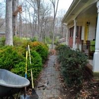 Clearing A Path To Our Front Door