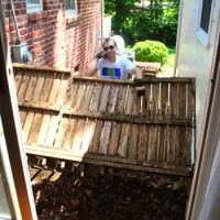 Demoing Out A Balcony To Build A Deck