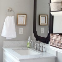 A Bathroom Makeover With Floating Shelves