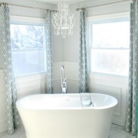 A Dreamy White & Gray Bathroom With Box Molding