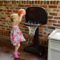 Spray Painting A Little Plastic Basketball Hoop